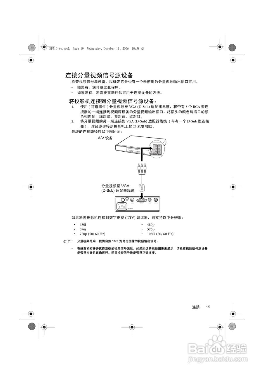 明基MP510投影仪使用说明书:[2]