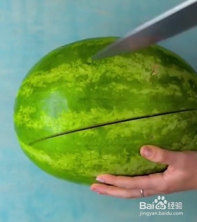 西瓜的两种切法