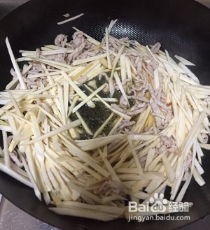 健康养生佳品茭白炒肉丝的做法