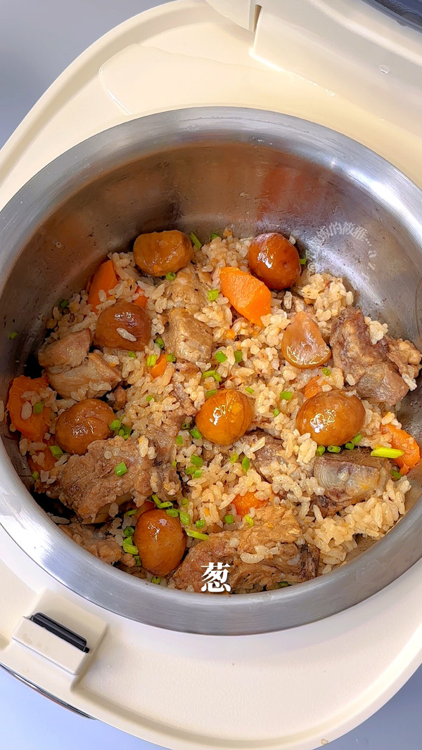 秋日限定美味板栗排骨焖饭好好吃