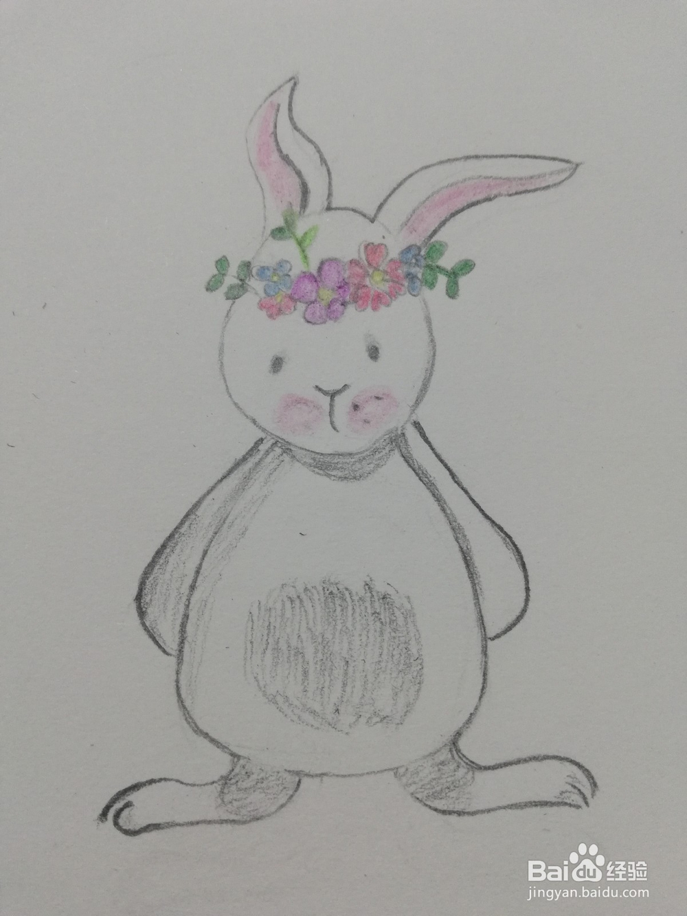 如何画只忧郁兔
