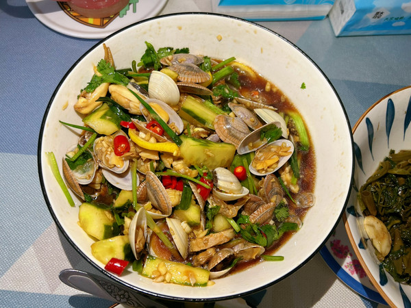 凉拌青瓜小海鲜