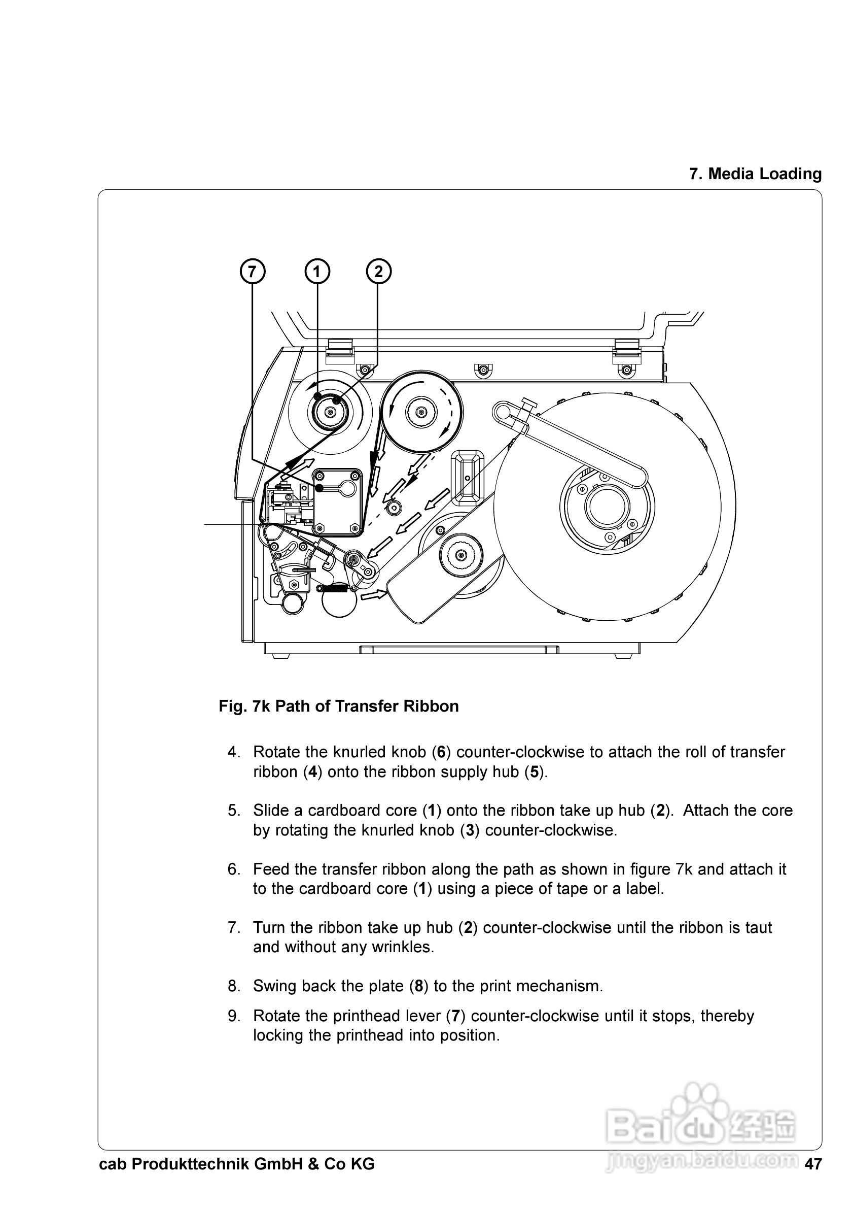 cab A8300打印机使用说明书:[5]