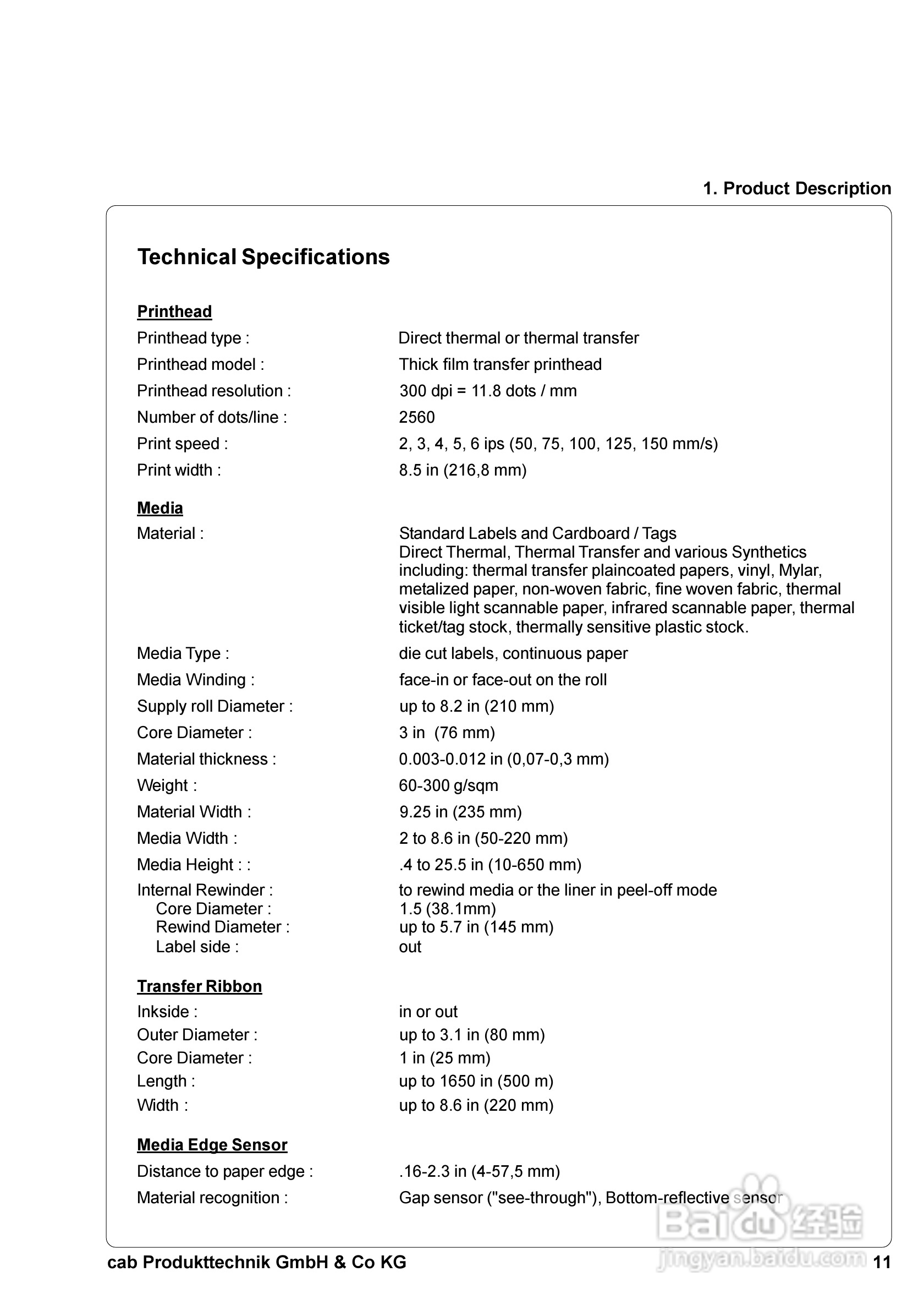 cab A8300打印机使用说明书:[2]