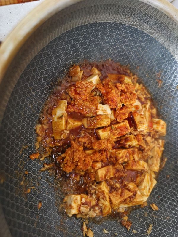 蟹黄鸡胸肉沫豆腐