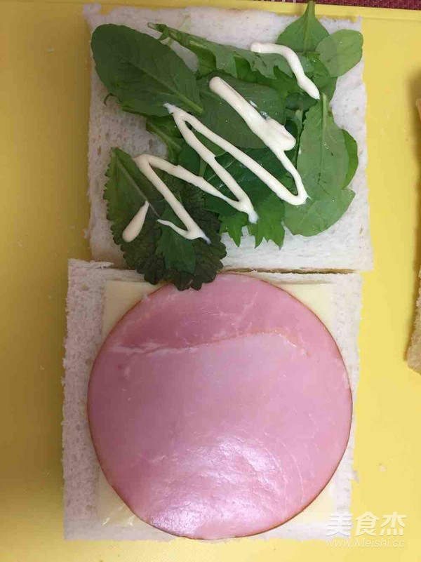 简单三明治的做法