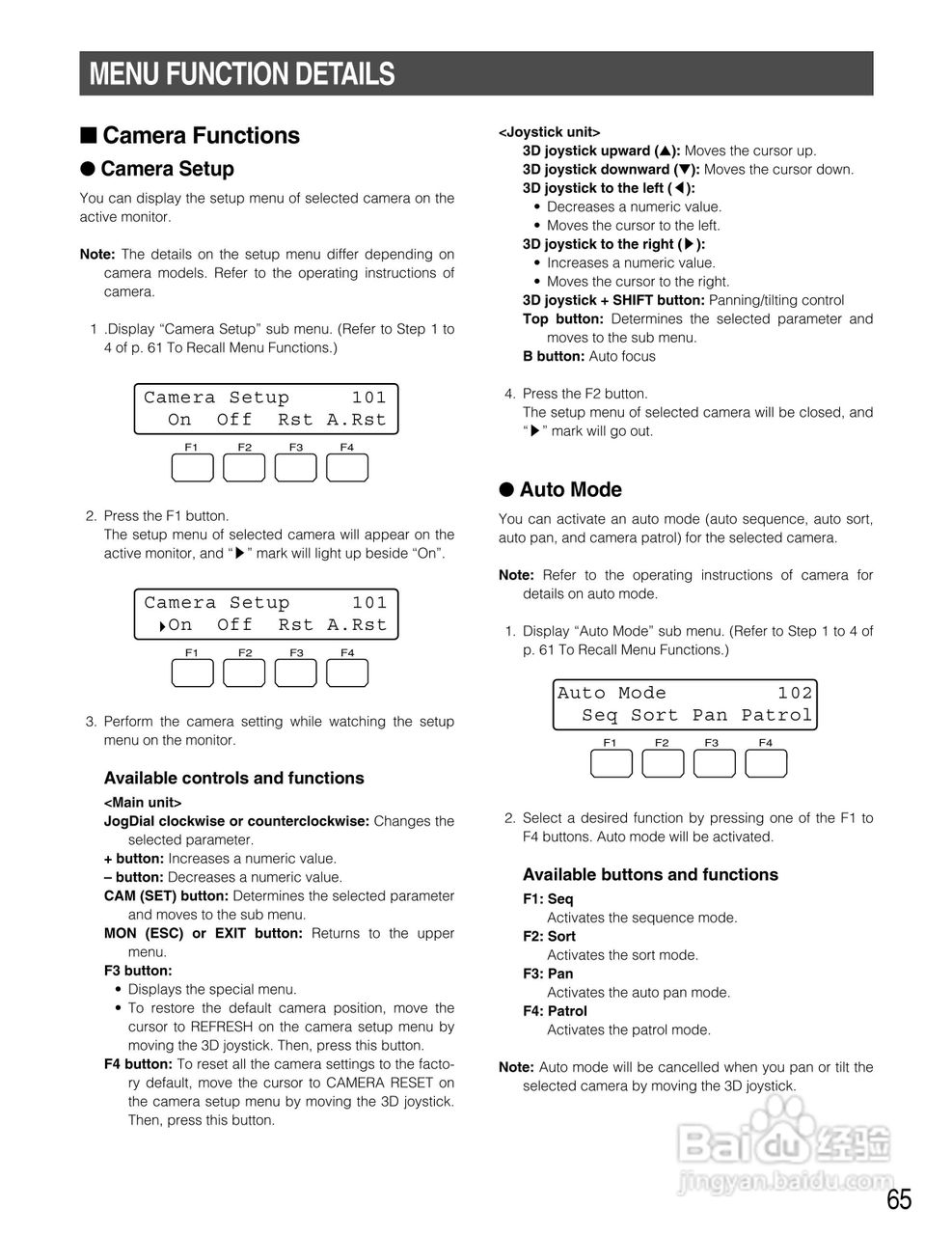 Panasonic WV-CU650以太网络系统控制器说明书:[7]