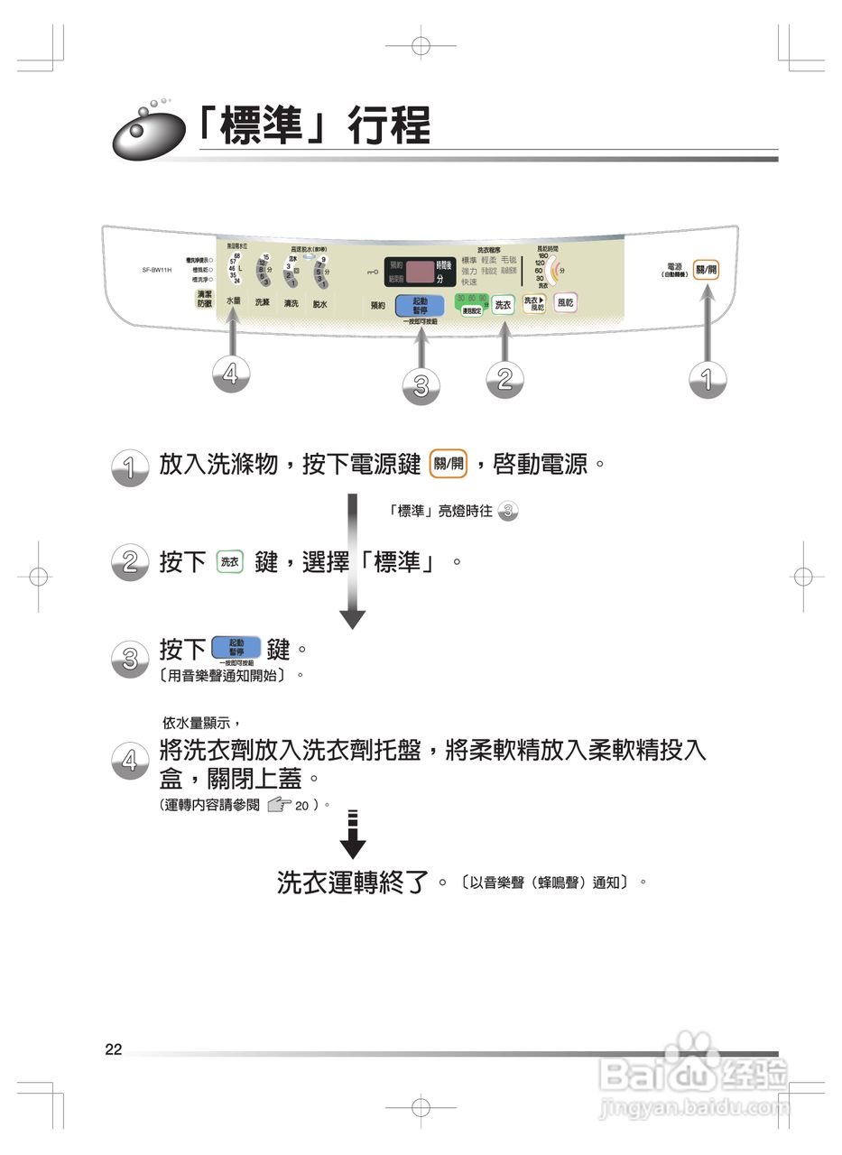 日立SF-BW11H洗衣机使用说明书:[3]