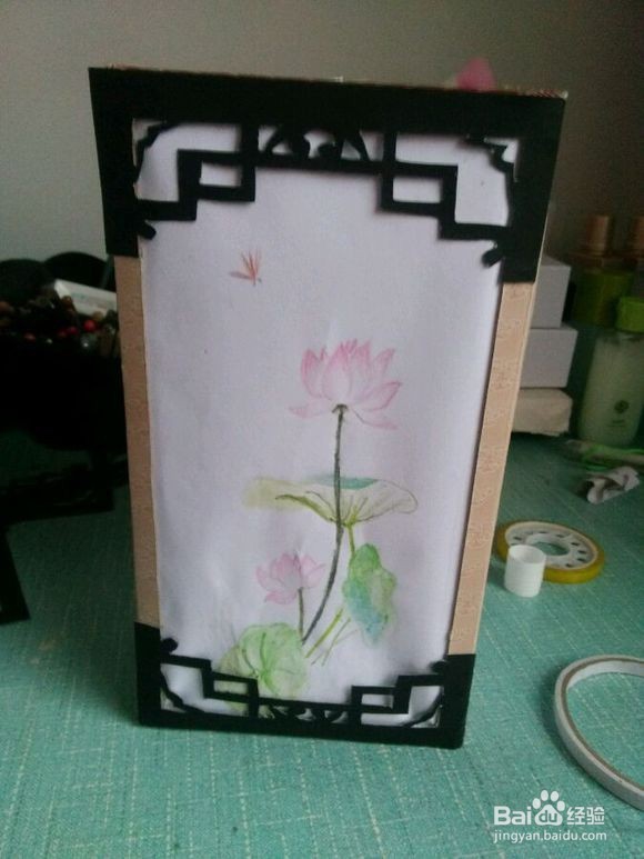 儿童手工酒盒灯笼步骤