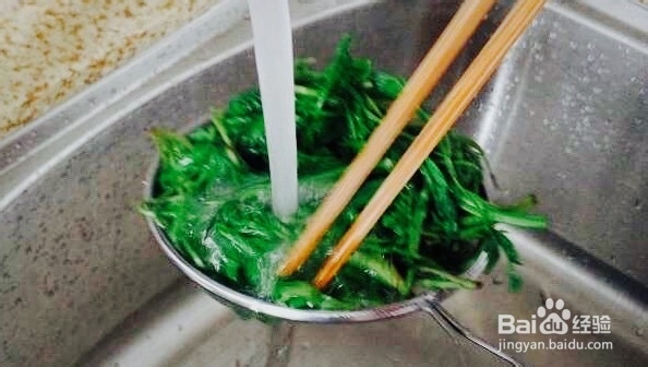 营养美味的蒿子大米粑粑