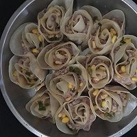 美味又好看的玫瑰花卷饺子