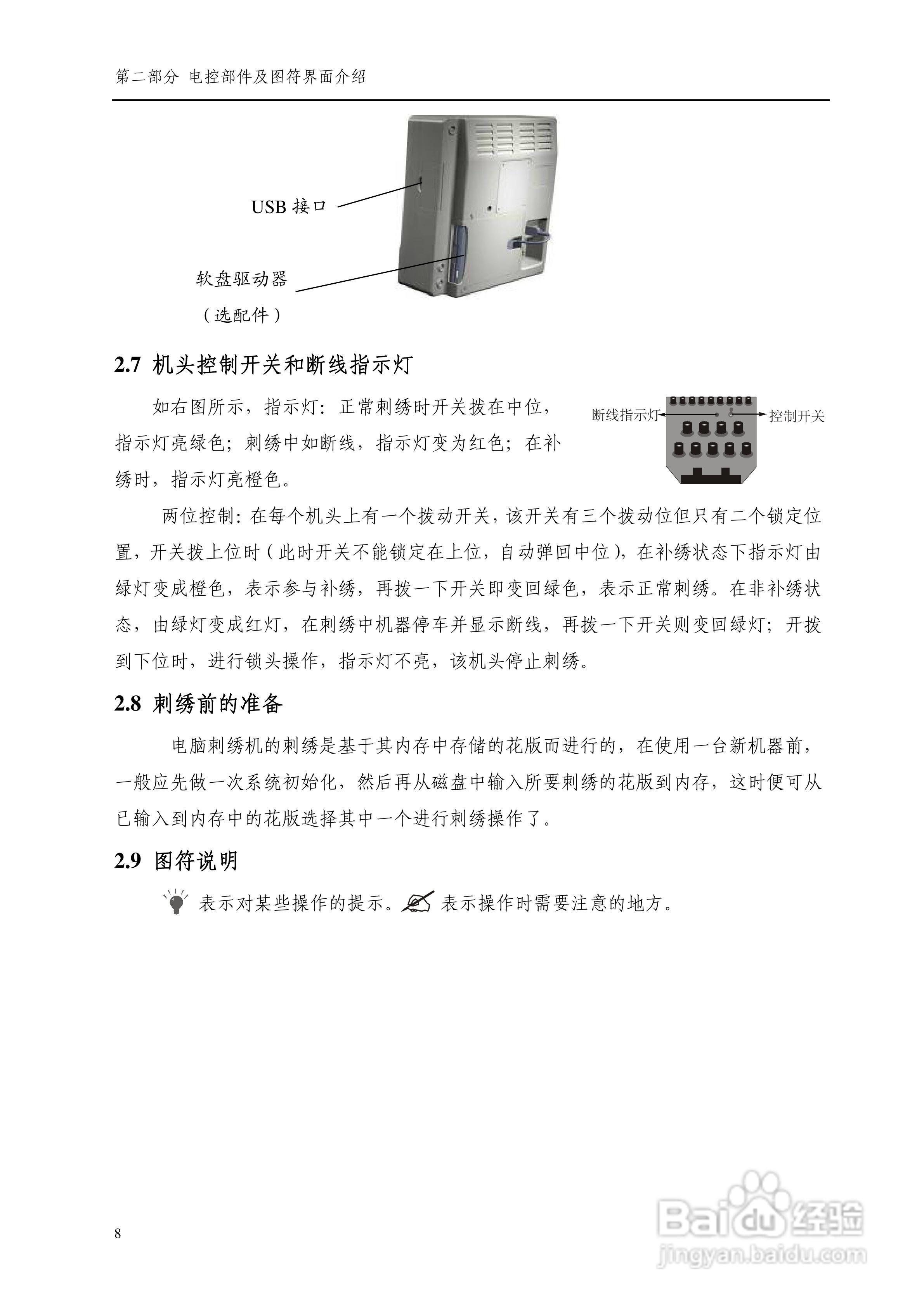 8085电脑刺绣机说明书:[2]