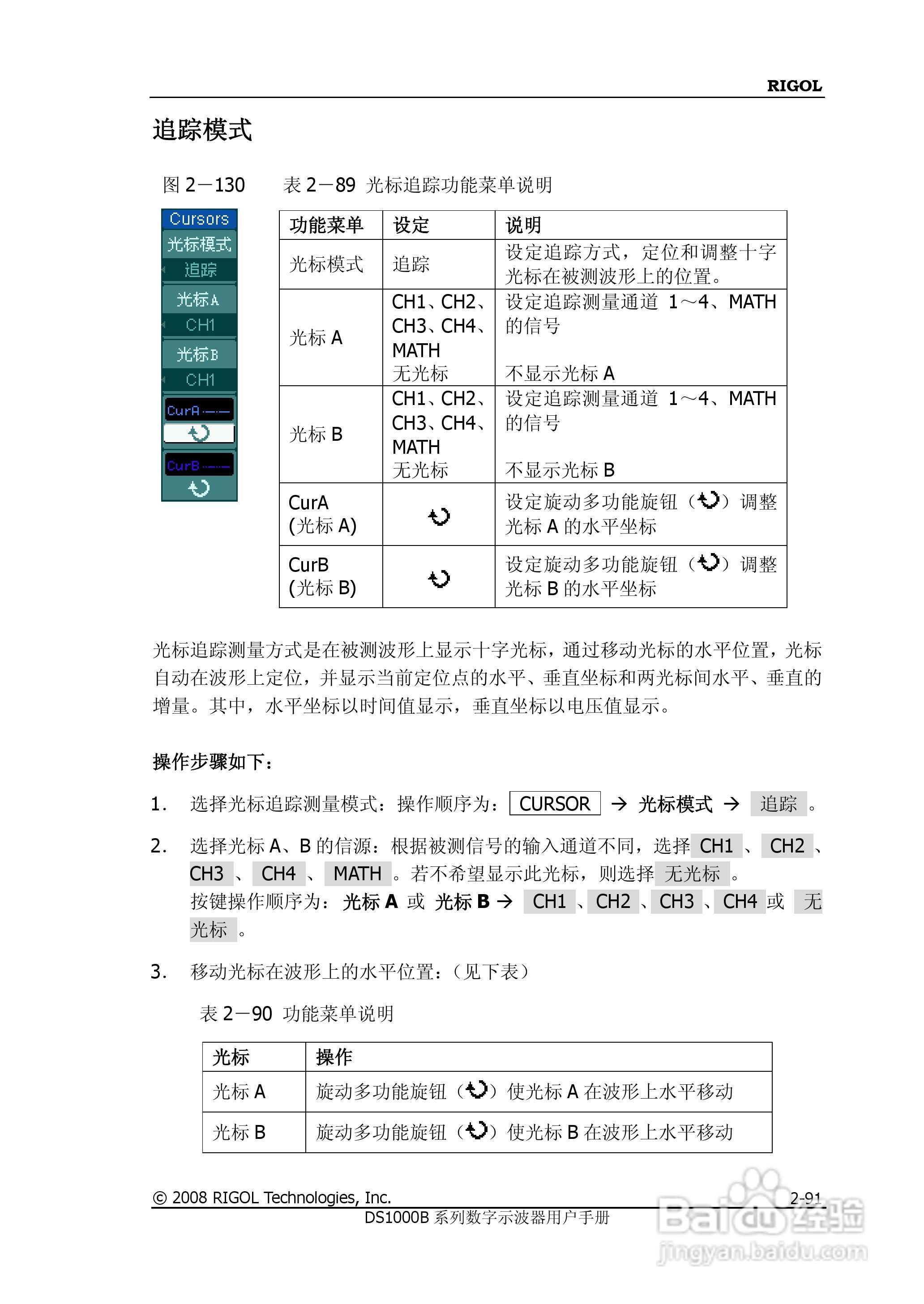 DS1202/4B数字示波器使用说明书:[13]