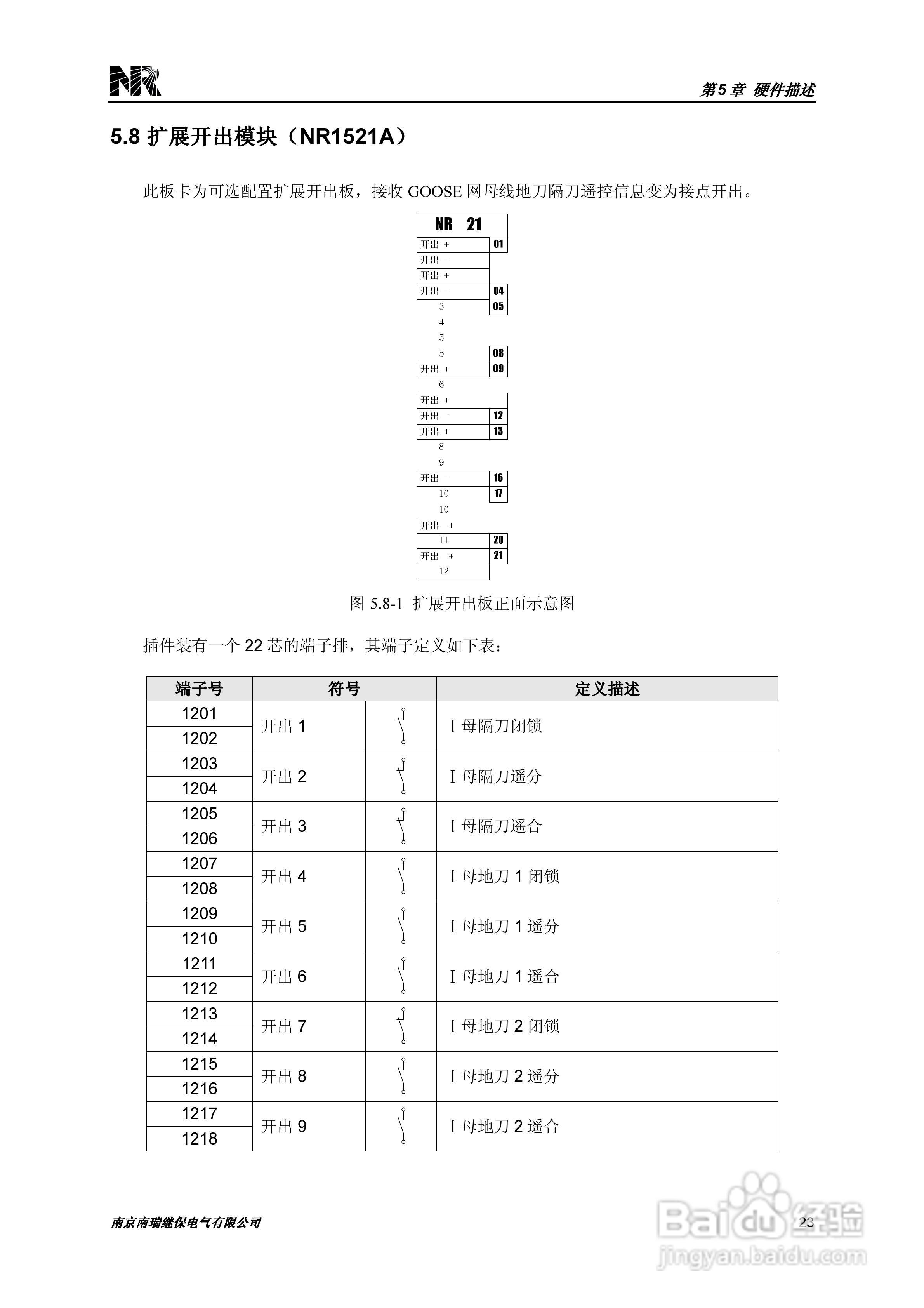 PCS-221N常规母线电压合并单元技术和使用说明书:[4]