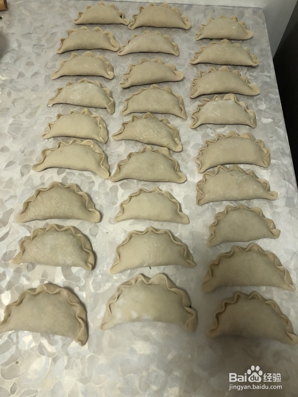 花式做饼-韭菜盒子教程