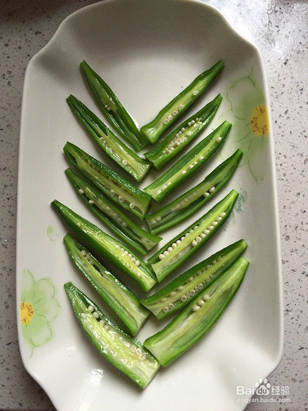 蒜蓉秋葵的做法