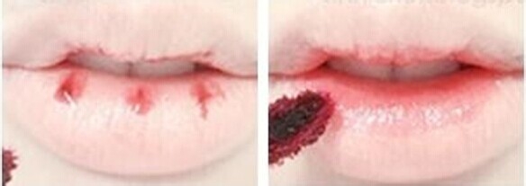 教你画韩国妹子清纯咬唇