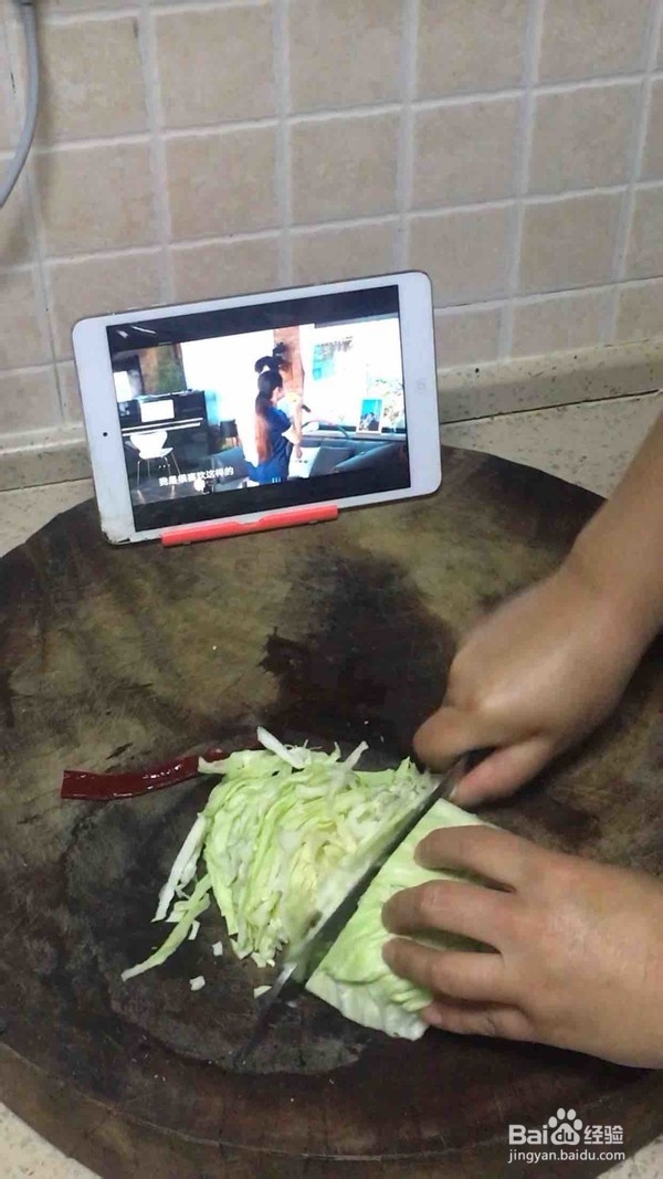 美味素炒莲花白