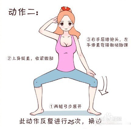 减肥瘦身并不难,以下9个动作助你快速减肥!