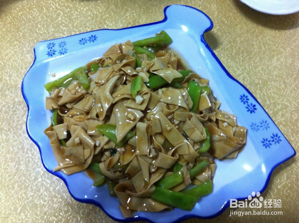 尖椒干豆皮(简单易学,厨房新手适用~)