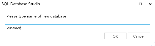 如何使用SQL Database Studio创建数据库
