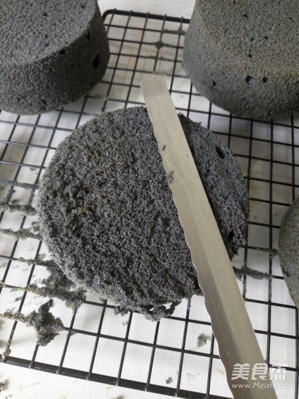 煤球蛋糕的做法