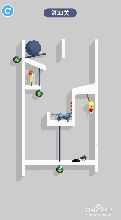 Tap Tap Rescue的第33关如何通关