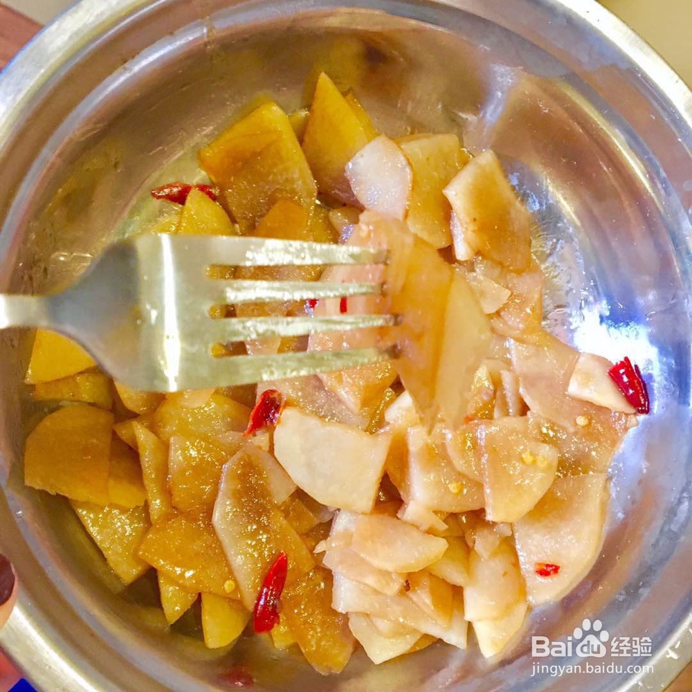 酸辣土豆片的做法