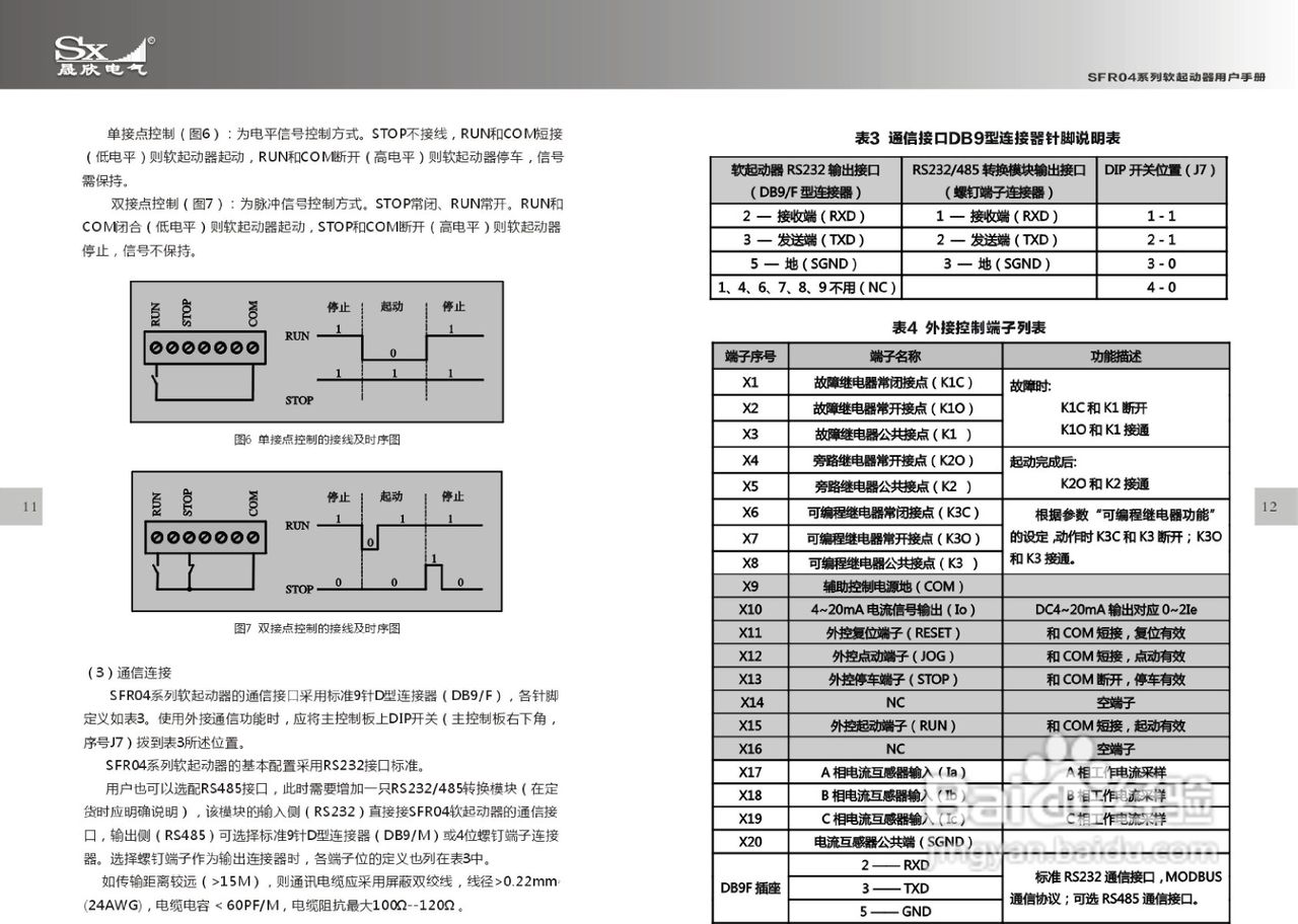 SFR04软起动器使用手册:[1]