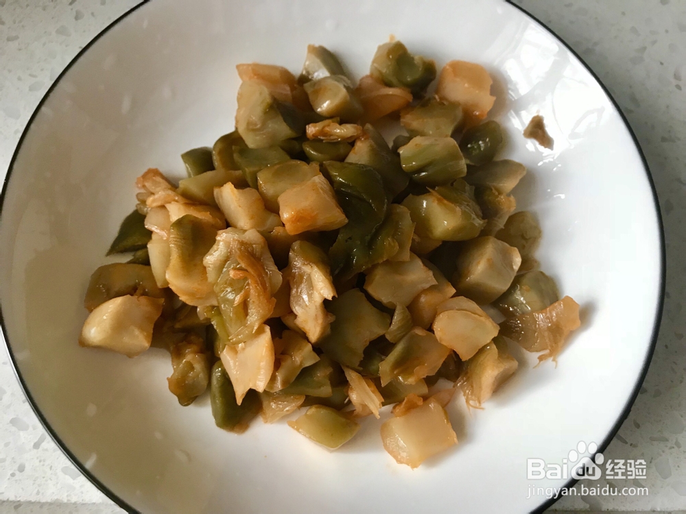 香气浓郁的榨菜炒肉