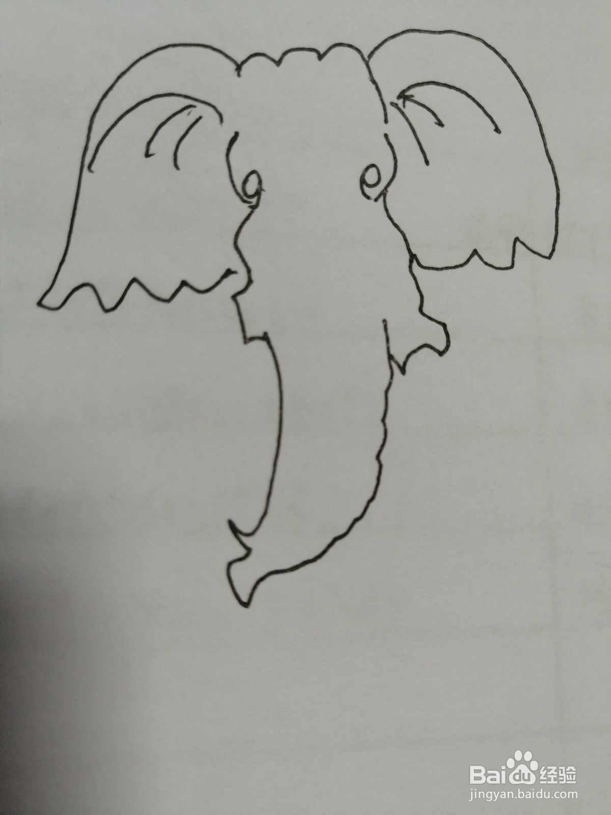 简笔画大象怎么画