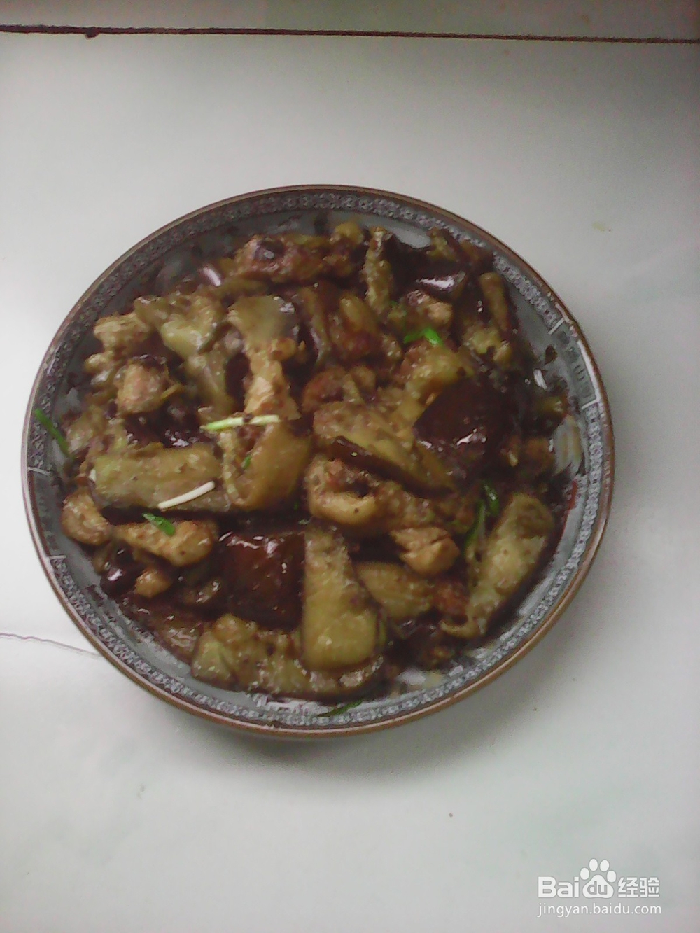 家常菜-五花肉炒茄子