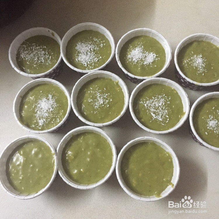 抹茶燕麦马芬蛋糕的做法