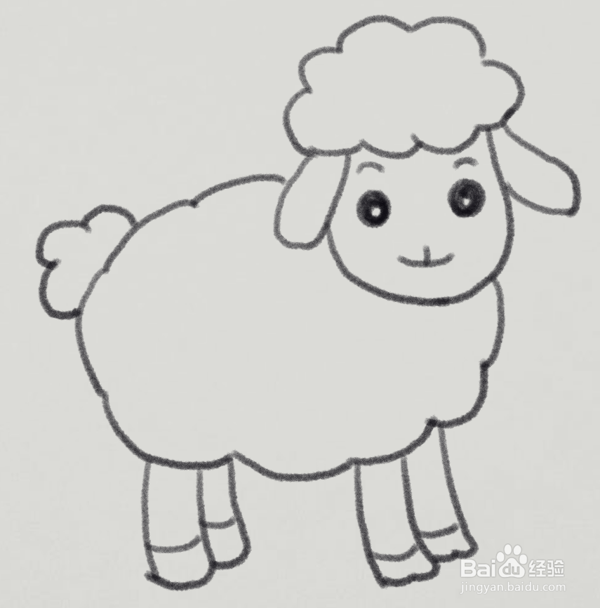 #新人打卡#绵羊怎么画