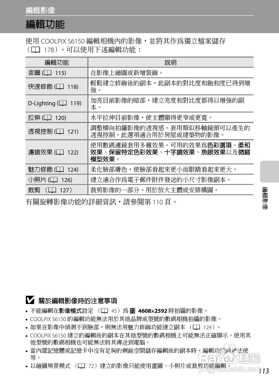 尼康COOLPIX S6150数码相机使用说明书:[13]