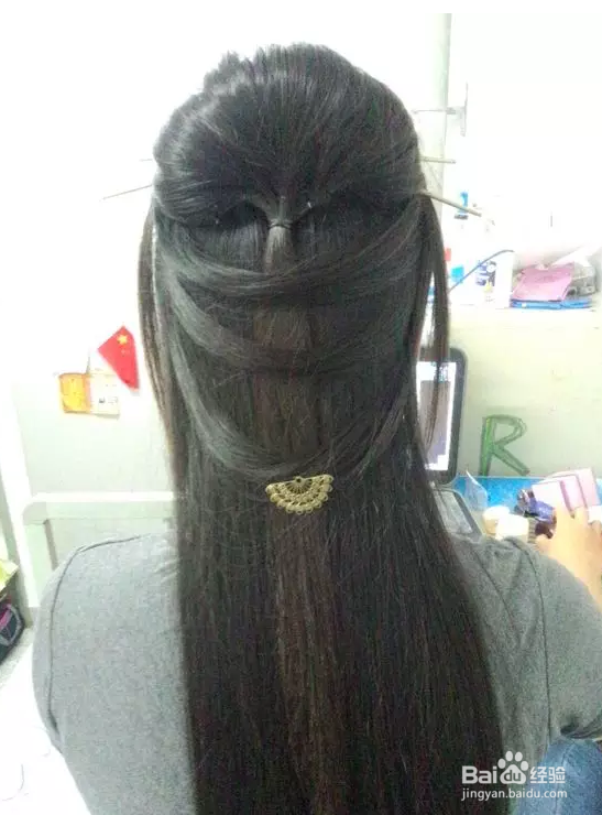 素素白浅的发型教程