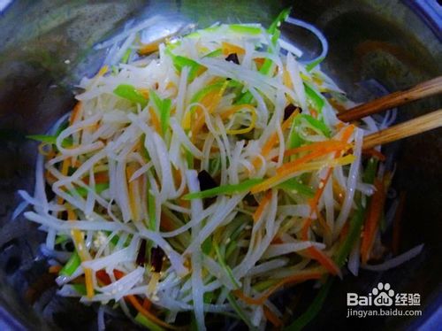 爽口凉菜---凉拌土豆丝