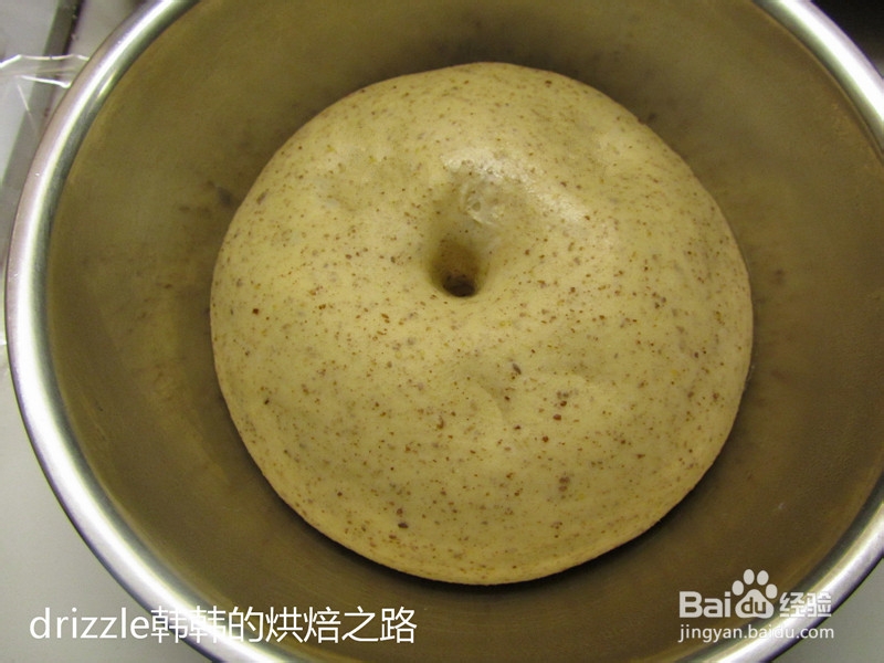 亚麻籽全麦葡萄干吐司——辫子造型