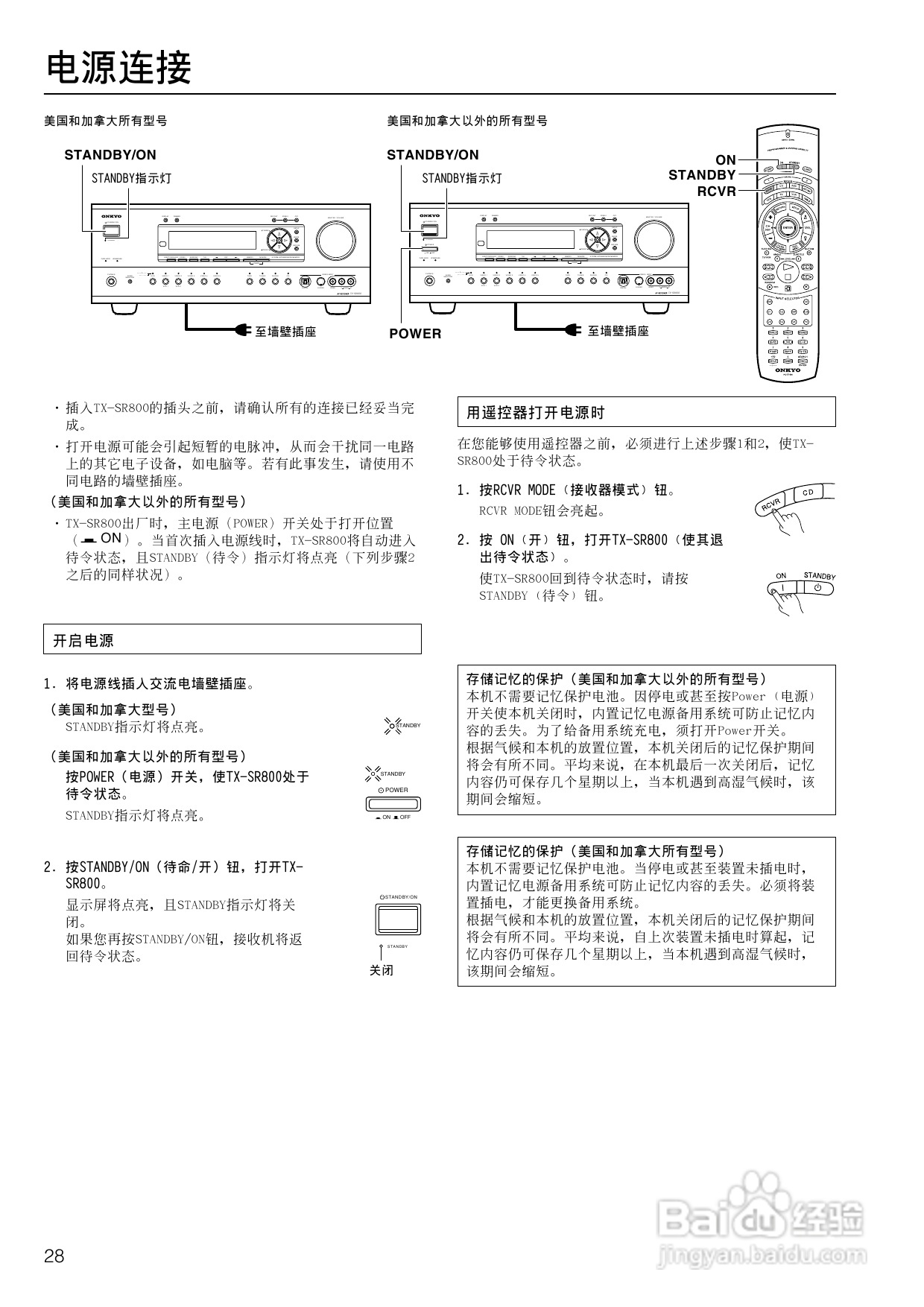安桥AV接收机TX-SR800型使用说明书:[2]