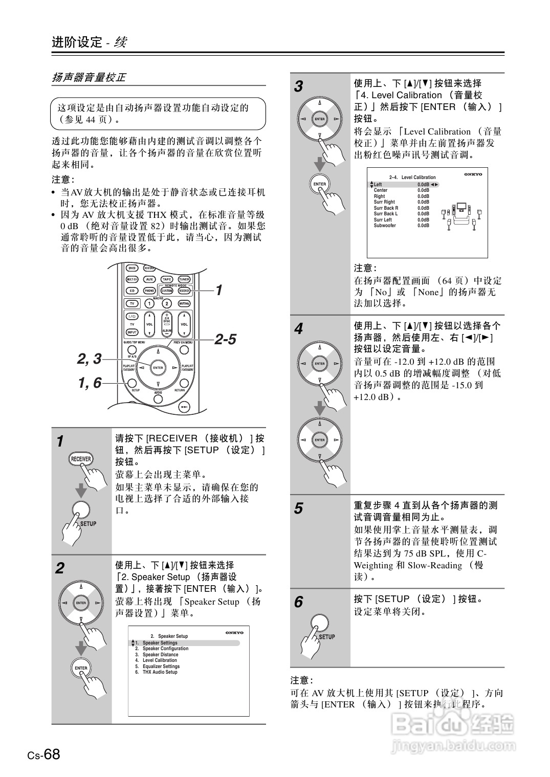 安桥AV放大机TX-SA706型使用说明书:[4]