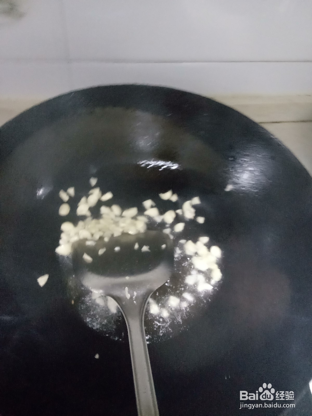 家常蒜沫耗油空心菜