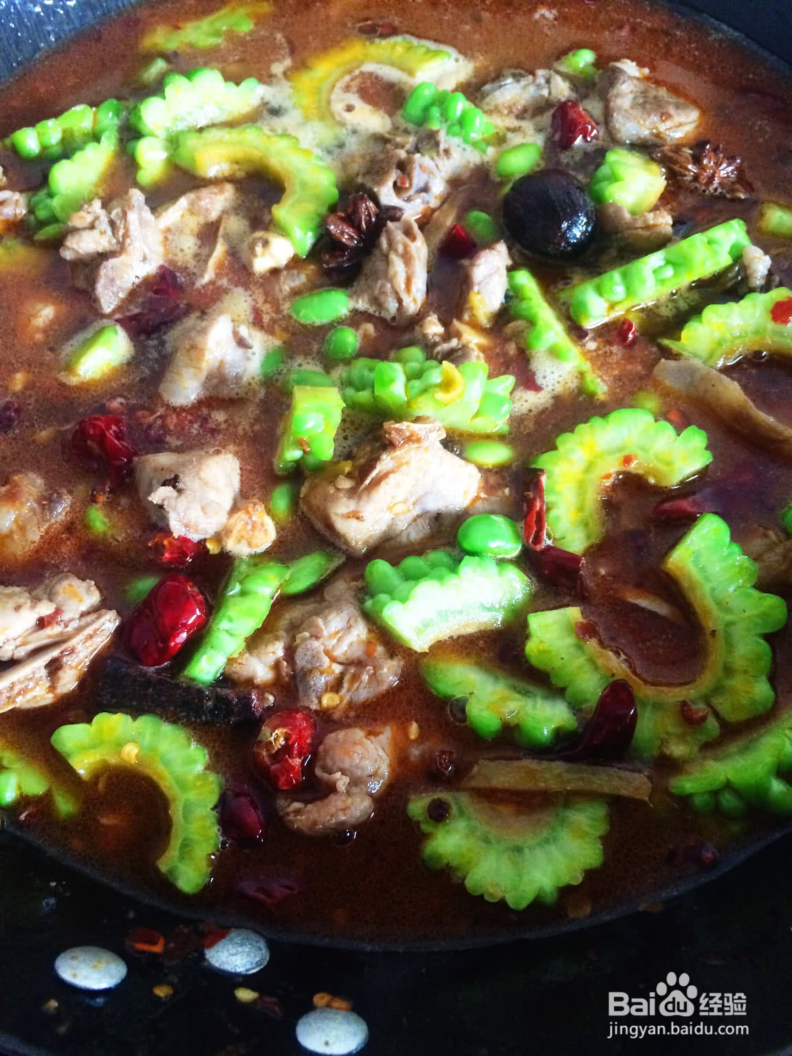 苦瓜青豆烧排骨的做法