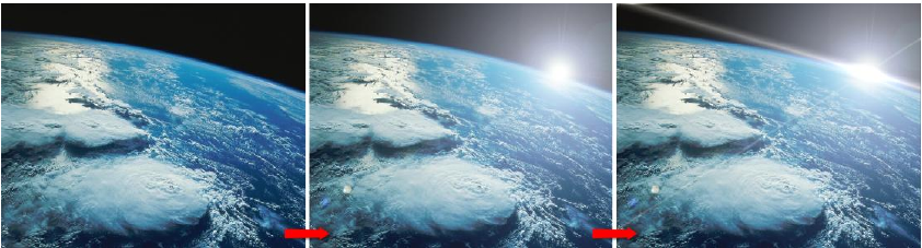 怎样用AE制作地球光斑