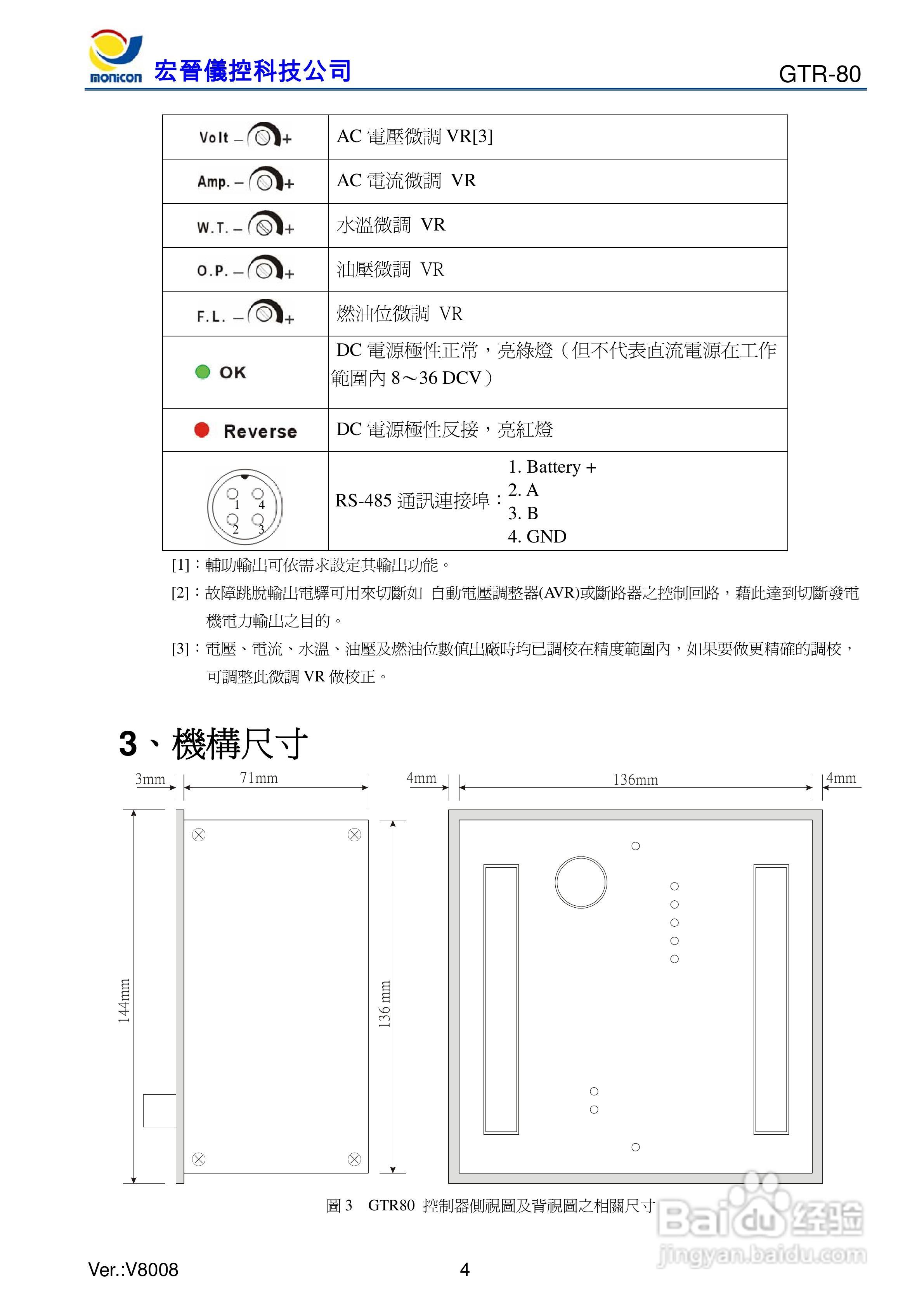 GTR-80发电机控制器:[1]