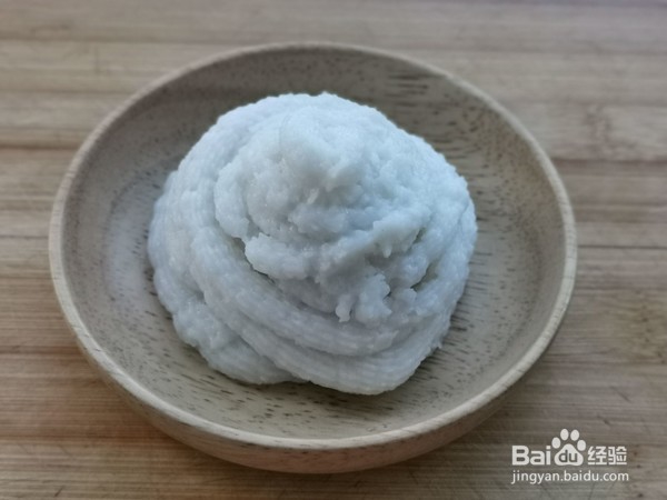 蓝莓山药泥的做法