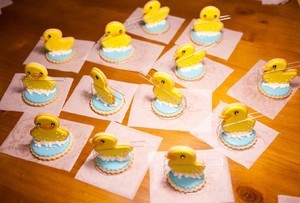 立体小鸭子糖霜饼干