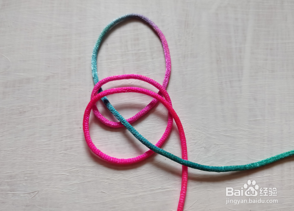 中国绳结里面的金刚结怎样编制?