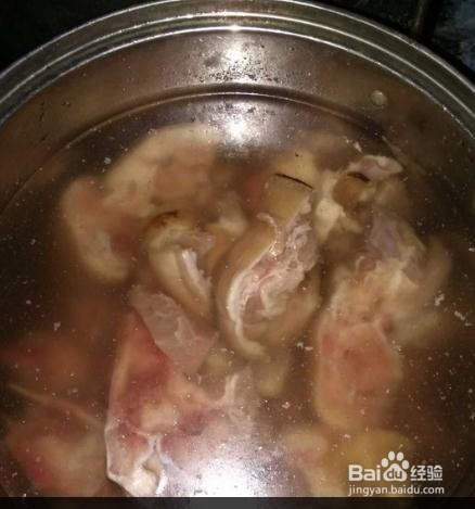酸辣猪蹄的做法