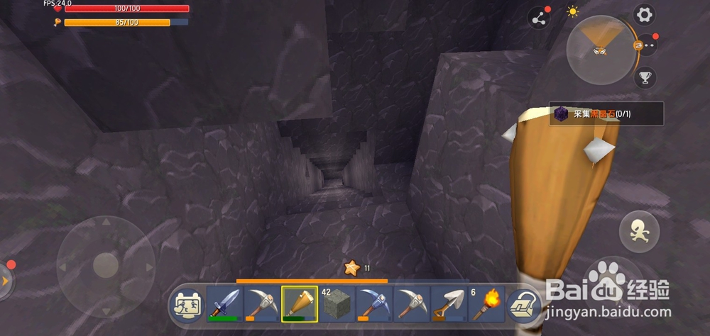 迷你世界在哪挖取铁矿石