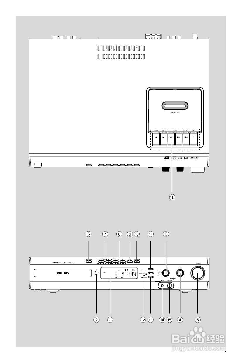 PHILIPS FWD17组合音响使用说明书:[1]